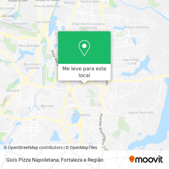 Gio's Pizza Napoletana mapa