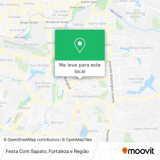 Festa Com Sapato mapa
