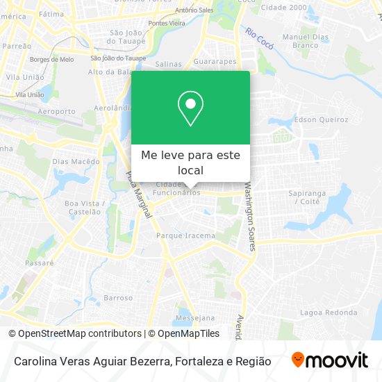 Carolina Veras Aguiar Bezerra mapa