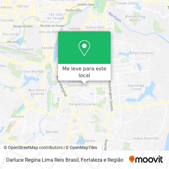 Darluce Regina Lima Reis Brasil mapa