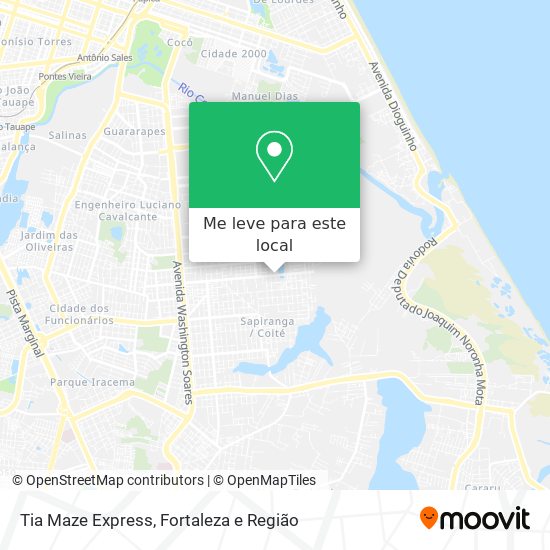 Tia Maze Express mapa
