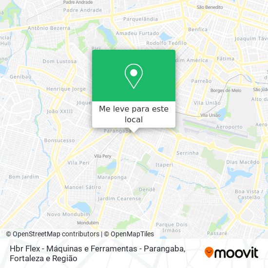 Hbr Flex - Máquinas e Ferramentas - Parangaba mapa
