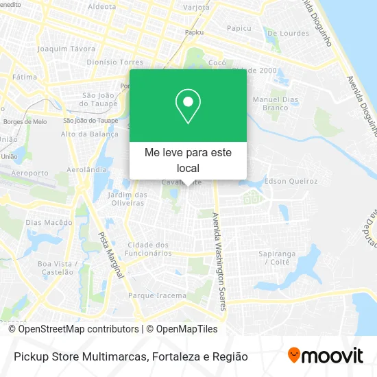 Pickup Store Multimarcas mapa