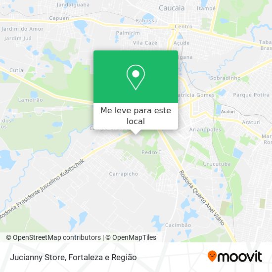 Jucianny Store mapa