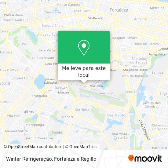 Winter Refrigeração mapa