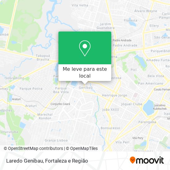 Laredo Genibau mapa