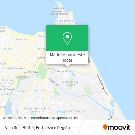 Villa Real Buffet mapa