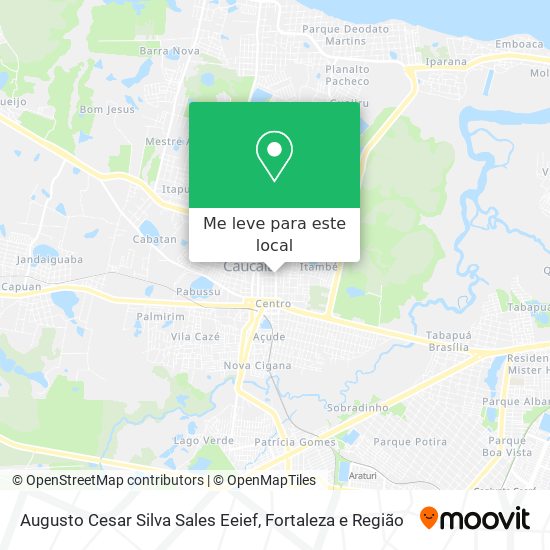 Augusto Cesar Silva Sales Eeief mapa