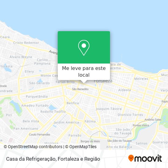 Casa da Refrigeração mapa