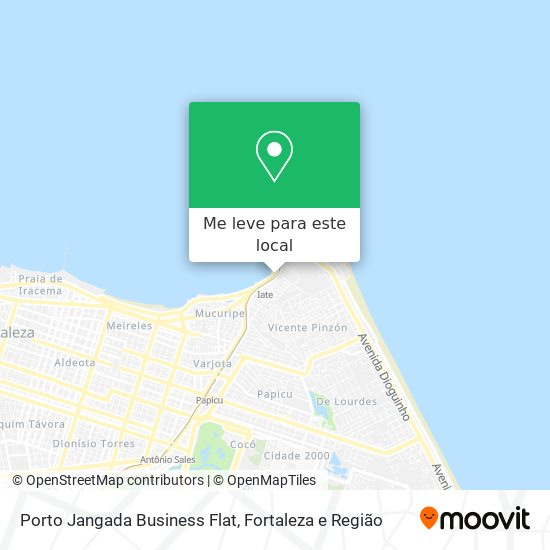 Porto Jangada Business Flat mapa