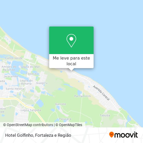 Hotel Golfinho mapa