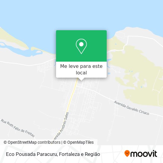 Eco Pousada Paracuru mapa