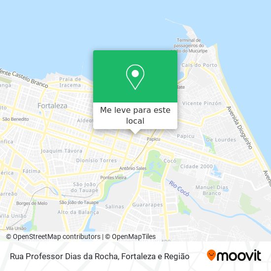 Rua Professor Dias da Rocha mapa