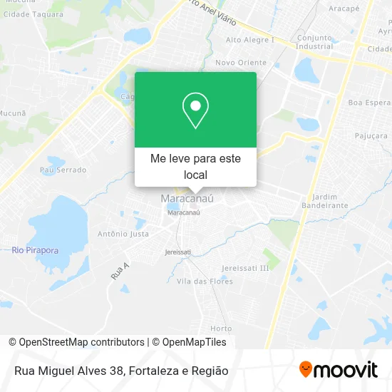 Rua Miguel Alves 38 mapa