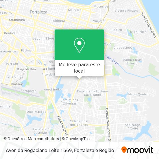 Avenida Rogaciano Leite 1669 mapa