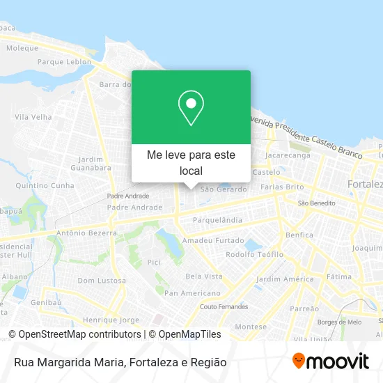 Rua Margarida Maria mapa