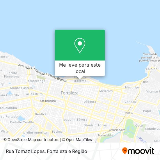 Rua Tomaz Lopes mapa