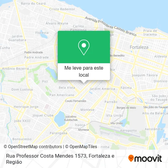 Rua Professor Costa Mendes 1573 mapa