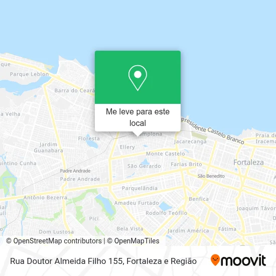 Rua Doutor Almeida Filho 155 mapa