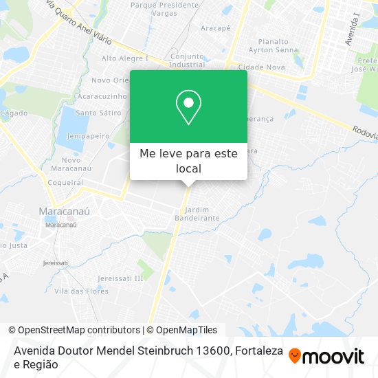 Avenida Doutor Mendel Steinbruch 13600 mapa
