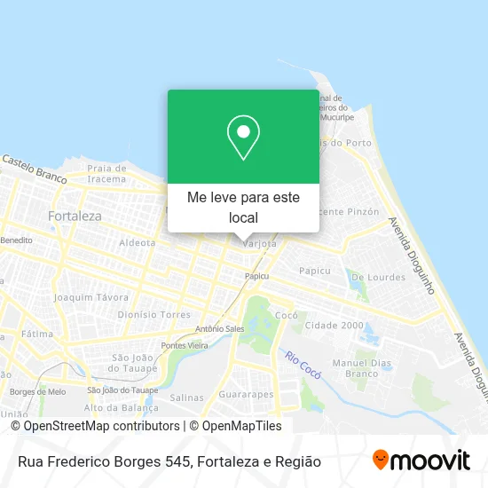 Rua Frederico Borges 545 mapa
