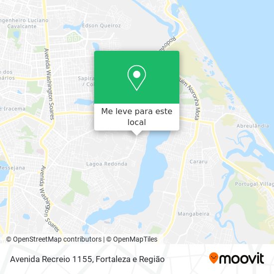 Avenida Recreio 1155 mapa