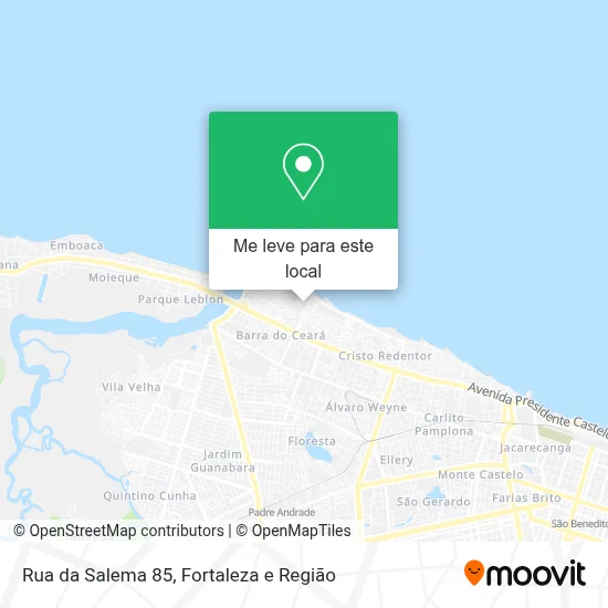 Rua da Salema 85 mapa