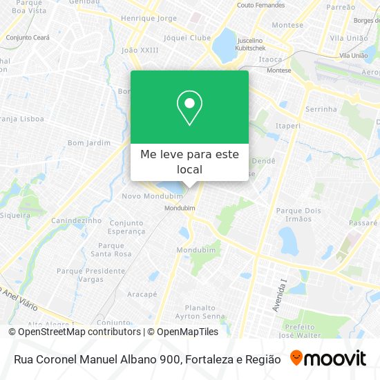 Rua Coronel Manuel Albano 900 mapa