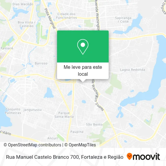 Rua Manuel Castelo Branco 700 mapa