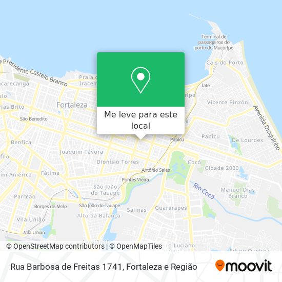 Rua Barbosa de Freitas 1741 mapa