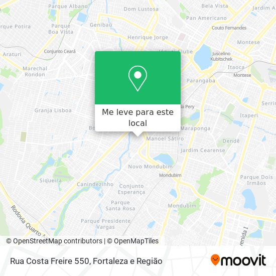 Rua Costa Freire 550 mapa
