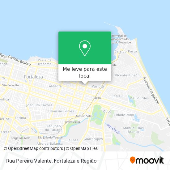 Rua Pereira Valente mapa