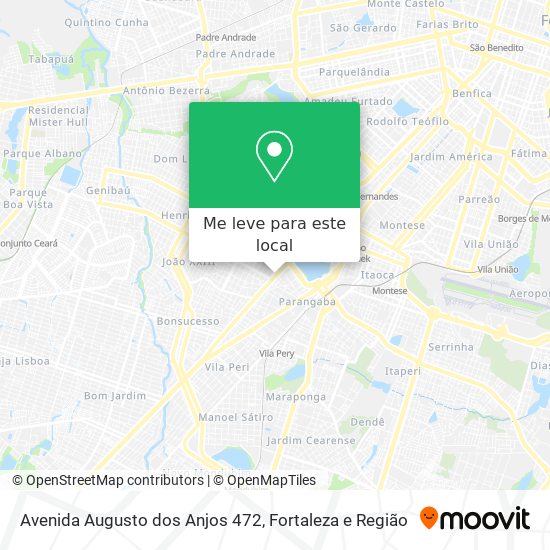 Avenida Augusto dos Anjos 472 mapa