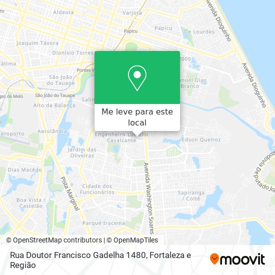 Rua Doutor Francisco Gadelha 1480 mapa
