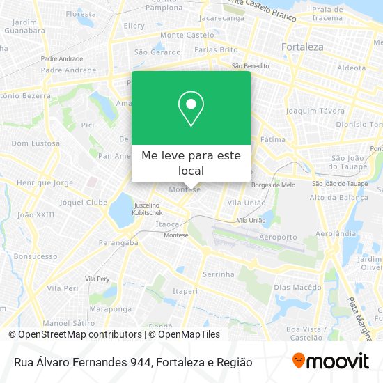 Rua Álvaro Fernandes 944 mapa