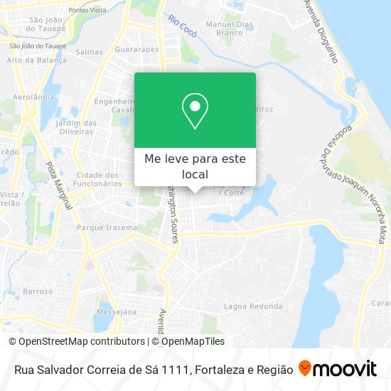Rua Salvador Correia de Sá 1111 mapa
