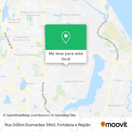 Rua Odilon Guimarães 3860 mapa