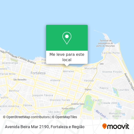 Avenida Beira Mar 2190 mapa