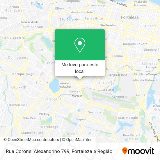 Rua Coronel Alexandrino 799 mapa