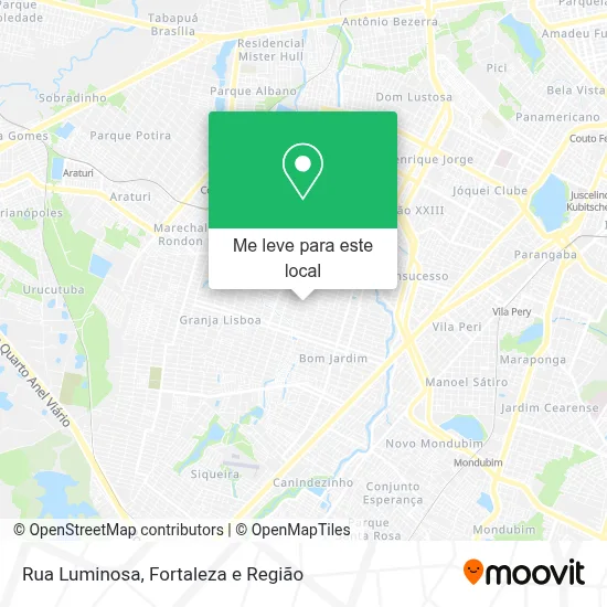 Rua Luminosa mapa