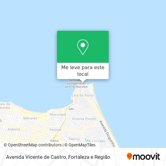 Avenida Vicente de Castro mapa