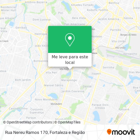 Rua Nereu Ramos 170 mapa