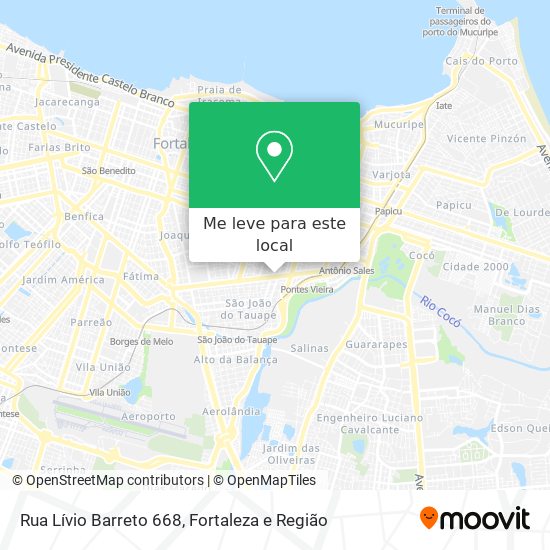 Rua Lívio Barreto 668 mapa