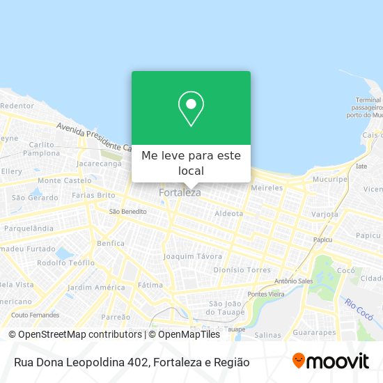 Rua Dona Leopoldina 402 mapa