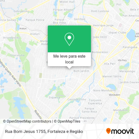 Rua Bom Jesus 1755 mapa