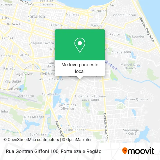Rua Gontran Giffoni 100 mapa