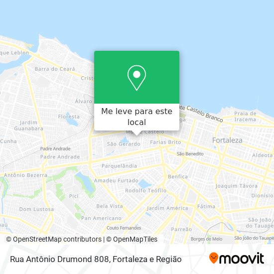 Rua Antônio Drumond 808 mapa