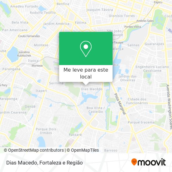 Dias Macedo mapa