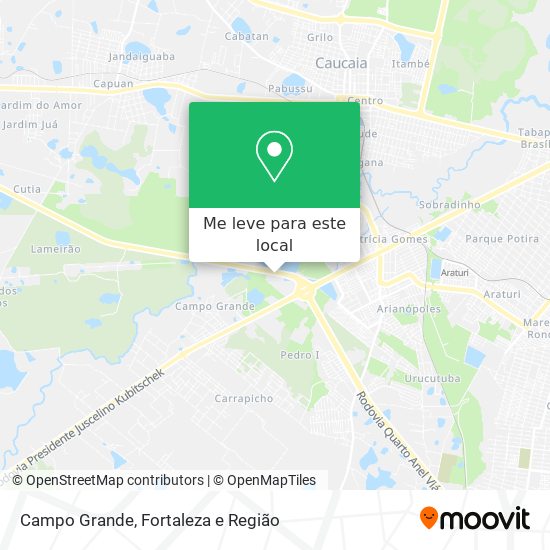 Campo Grande mapa