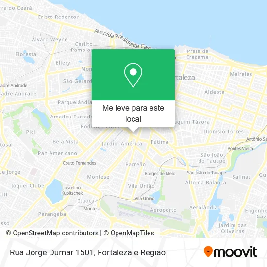 Rua Jorge Dumar 1501 mapa